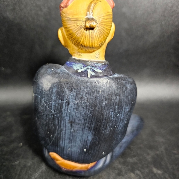 Unique Vintage Blue and Brown‎ Decor Accent - Picture 3 of 9